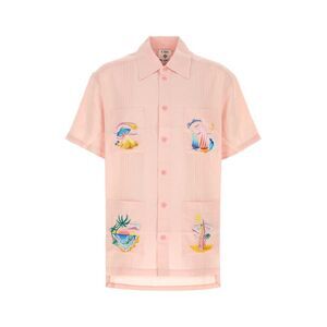 Casablanca Men Pink Viscose Blend Shirt